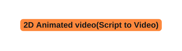 2D Animated video Script to Video